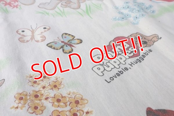 画像7: ct-180901-169 Pound Puppies / 1980's Flat Sheet (Twin)