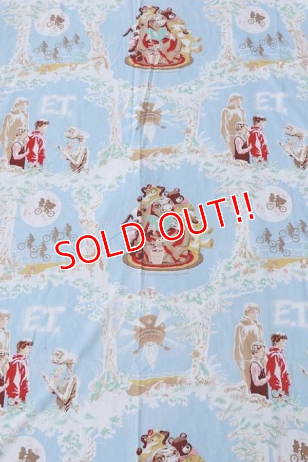 画像2: ct-180901-166 E.T. / 1980's Flat Sheet (Twin)