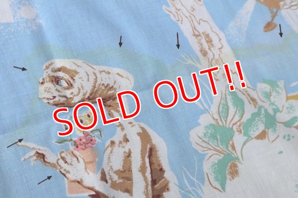 画像5: ct-180901-166 E.T. / 1980's Flat Sheet (Twin)