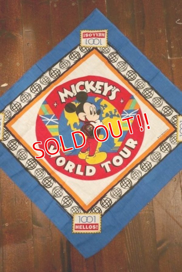 画像1: ct-180901-209 Mickey Mouse / 1990's Bandana