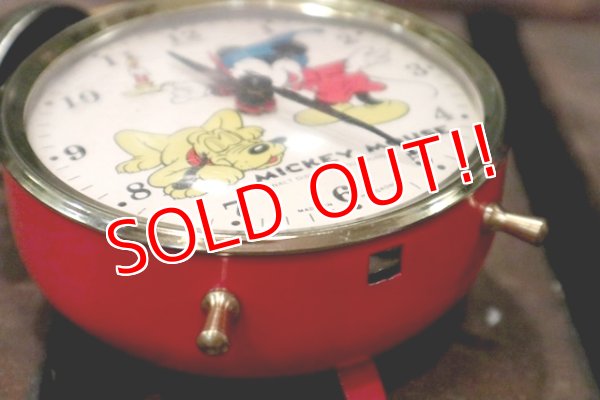画像6: ct-180901-152 Mickey Mouse & Pluto / BRADLEY 1960's-1970's Alarm Clock