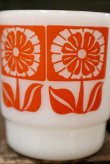 画像2: ct-180901-224 Fire-King / 1960's Stacking Mug Gerbera Orange