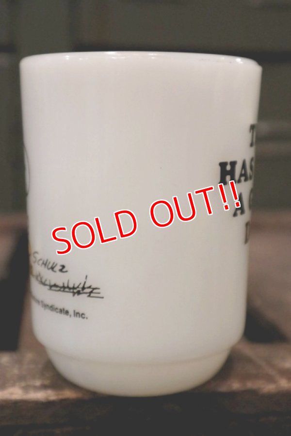 画像5: ct-180901-223 Snoopy / Anchor Hocking 1970's-1980's Good Day 9oz Mug