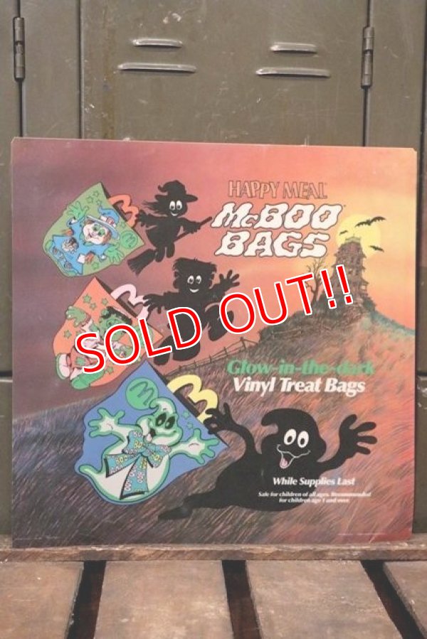 画像1: ad-813-06 McDonlad's / 1991 McBOO BAGS Happy Meal Translite