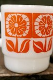 画像3: ct-180901-224 Fire-King / 1960's Stacking Mug Gerbera Orange