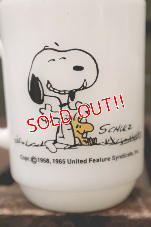 画像2: ct-180901-223 Snoopy / Anchor Hocking 1970's-1980's Good Day 9oz Mug
