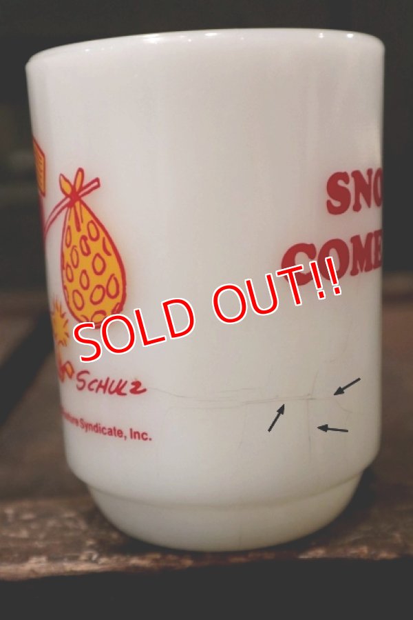 画像7: ct-180901-222 Snoopy / Anchor Hocking 1970's-1980's Come Home 9oz Mug