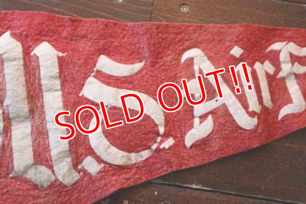 画像3: dp-180901-04 U.S. AIR FORCE / 1950's Pennant