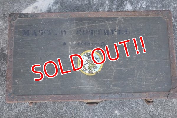 画像2: dp-180901-12 Vintage Trunk Case