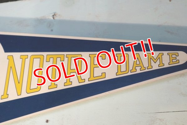 画像3: dp-180801-93 University of Notre Dame / 1970's Pennant Wall Clock