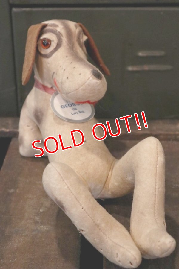 画像3: dp-180901-15 "I'm GEORGE the Lazy Dog" 1950's Doll