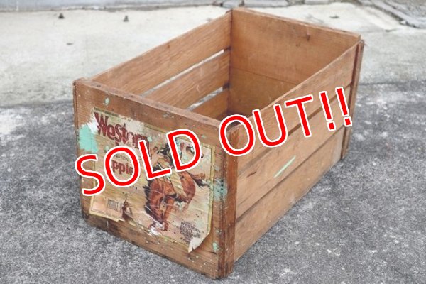 画像2: dp-181001-01 Western Brand / Washington State Apples Vintage Wood Box