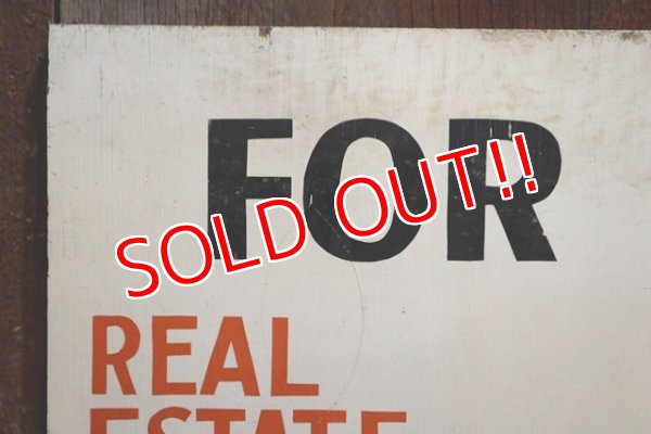 画像5: dp-181001-08 REAL ESTATE FOR SALE Wood Sign
