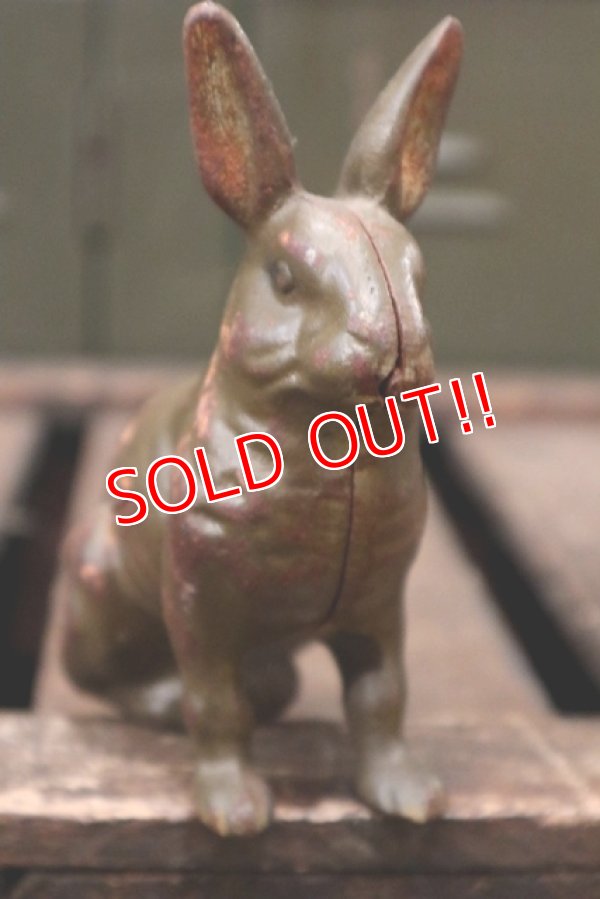画像2: dp-180901-20 late 1800's〜early 1900's Penny Bank "Rabbit"
