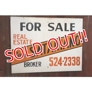画像: dp-181001-08 REAL ESTATE FOR SALE Wood Sign