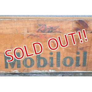 画像: dp-181001-10 Mobiloil / 1940's Wood Sign