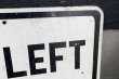 画像4: dp-181001-15 Road Sign "NO LEFT TURN"