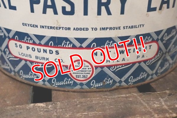 画像7: dp-181001-32 Burk's / Pure Pastry Lard Can