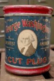 画像1: dp-181001-31 GEORGE WASHINGTON / CUT PLUG Tobcco Can