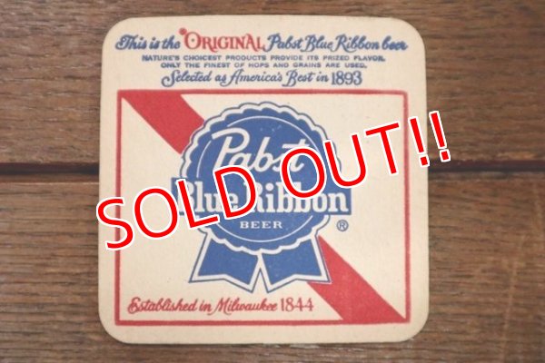 画像1: dp-181001-47 Pabst Blue Ribbon / Vintage Coaster