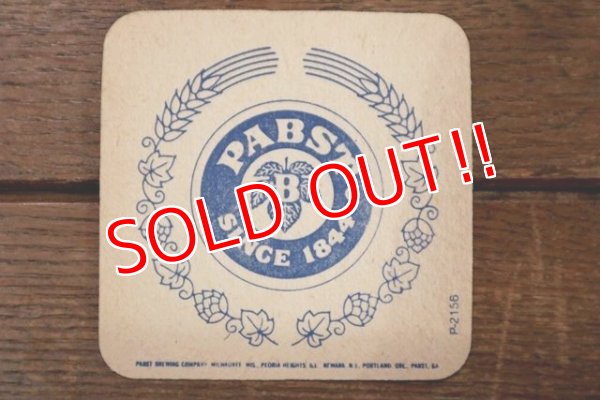 画像2: dp-181001-47 Pabst Blue Ribbon / Vintage Coaster