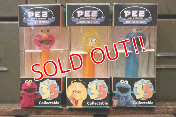 画像1: pz-160901-151 SESAME STREET / 35th Anniversary PEZ Dispenser Set