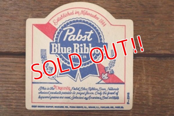 画像2: dp-181001-46 Pabst Blue Ribbon / Vintage Coaster