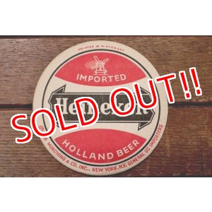 画像: dp-181001-48 Heineken / Vintage Coaster