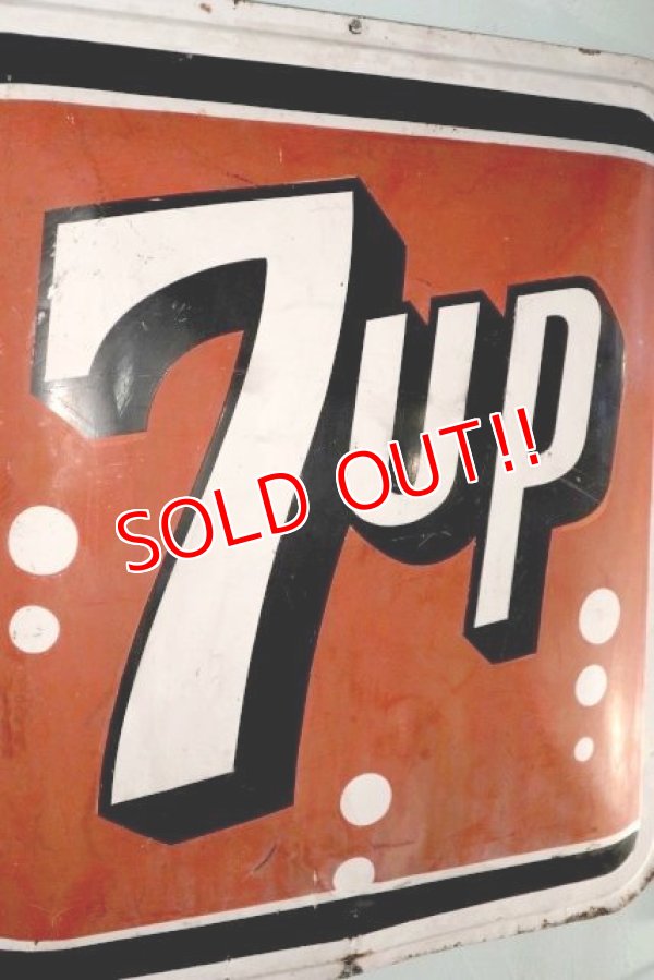 画像2: dp-181001-12 7up / 1960's Metal Sign