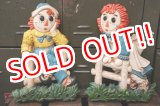 画像: ct-181031-07 Raggedy Ann & Andy / 1970's Wall Decoration Set