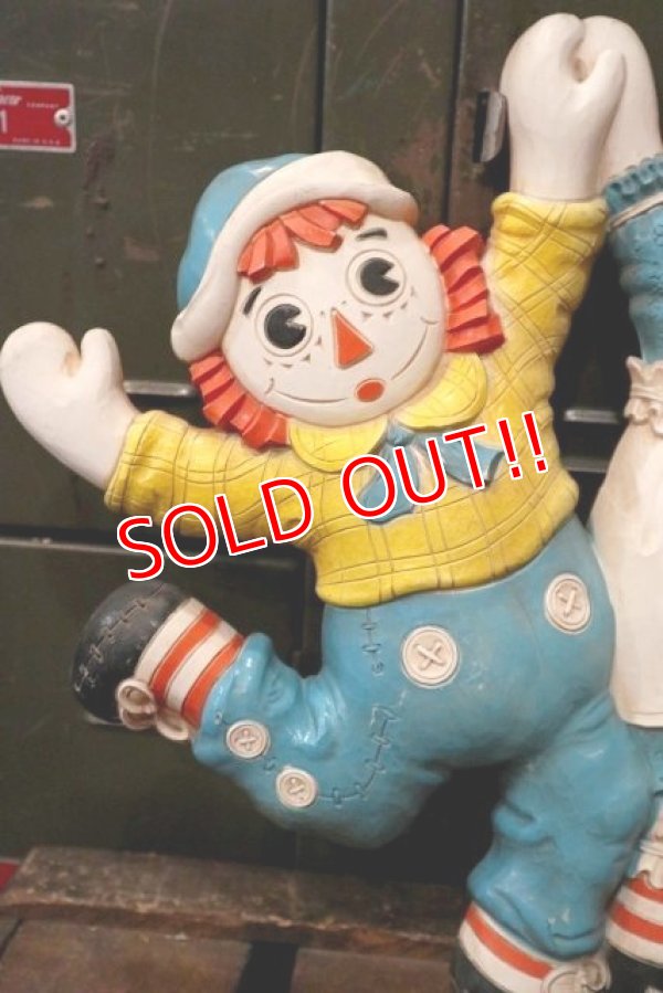 画像2: ct-181031-08 Raggedy Ann & Andy / 1970's Wall Decoration