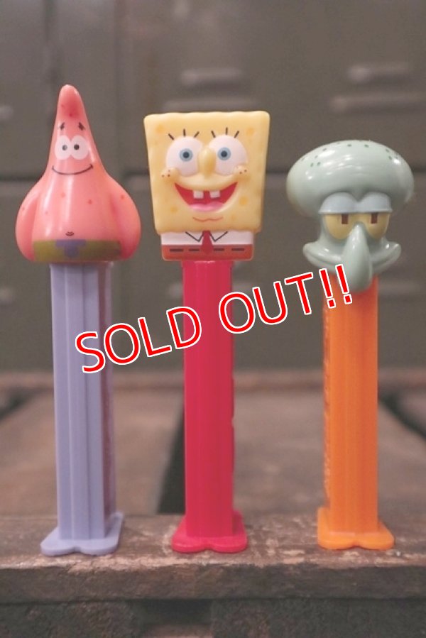 画像1: pz-130917-04 Spongebob / PEZ Dispenser Set