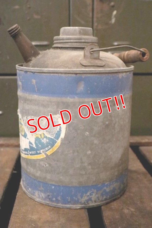 画像3: dp-181001-34 GALVANIZED / 1940's-1950's Gas Can
