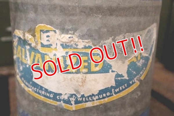 画像2: dp-181001-34 GALVANIZED / 1940's-1950's Gas Can