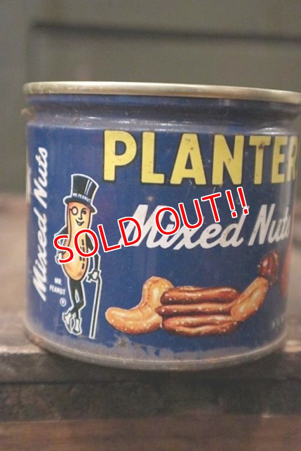 画像3: dp-181101-08 Planters / Mr.Peanuts 1960's Mixed Nuts Tin Can