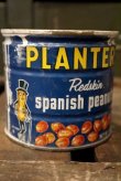 画像1: dp-181101-09 Planters / Mr.Peanuts 1960's-1970's Spanish Peanuts Tin Can