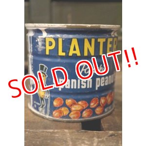画像: dp-181101-09 Planters / Mr.Peanuts 1960's-1970's Spanish Peanuts Tin Can
