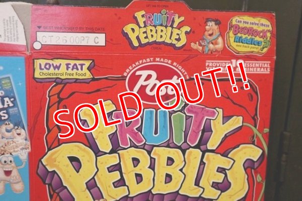 画像4: dp-181101-50 The Flintstones / Post 1995 Fruity Pebbles Cereal Box