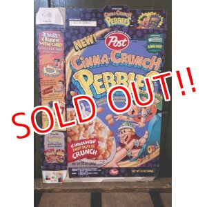 画像: dp-181101-50 The Flintstones / Post 1995 Cinna-Crunch Pebbles Cereal Box