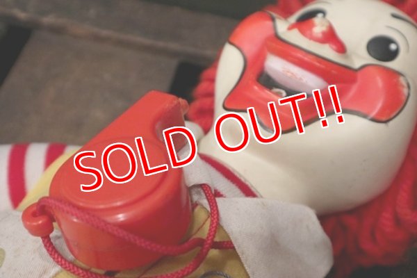 画像12: ct-181101-37 McDonald's CANADA / Hasbro Ronald McDonald 1978 Whistle Doll