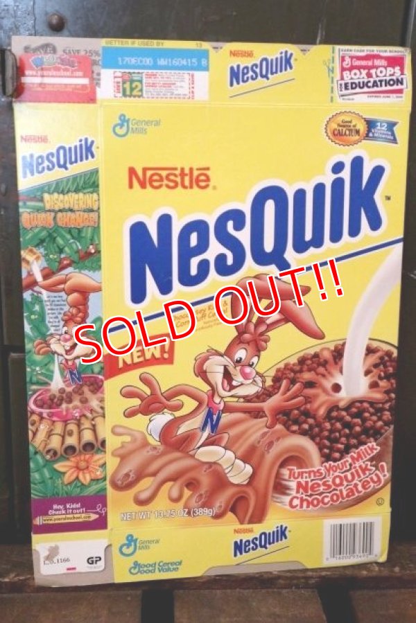 画像1: ct-181101-50 General Mills / 1999 Nestle Nes Quik Cereal Box