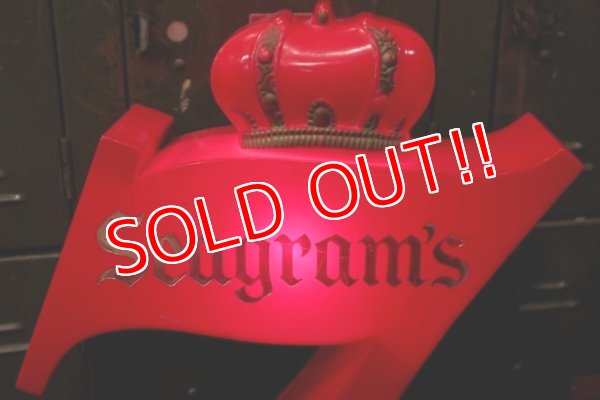 画像2: dp-181101-23 Seagram's 7 Crown Whiskey / 1970's-1980's Lighted Sign