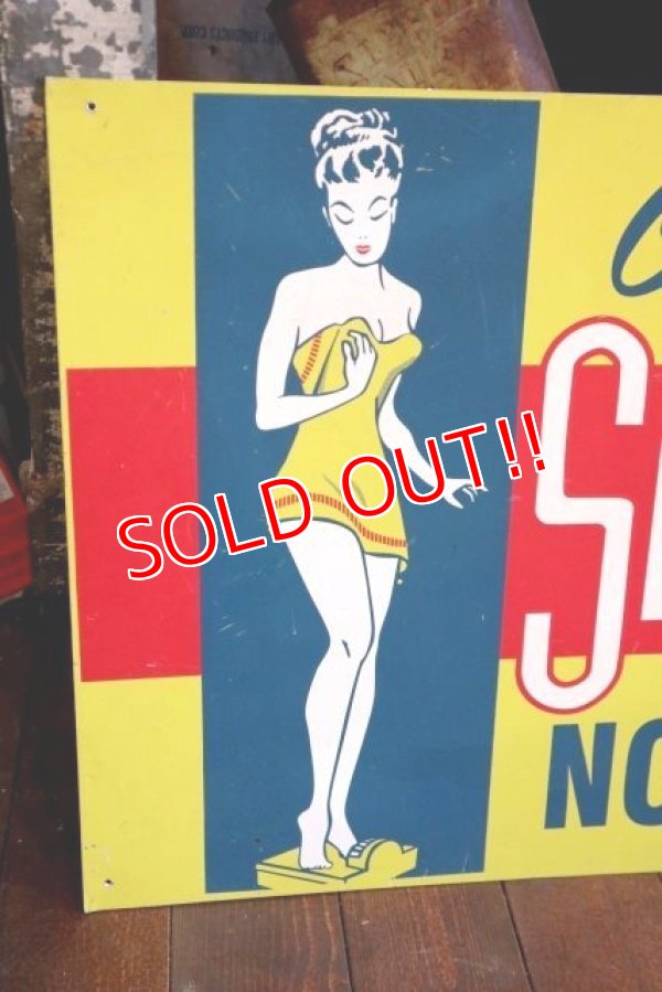 画像2: dp-181101-21 SLENDERIZE NONFAT MILK / 1950's Metal Sign