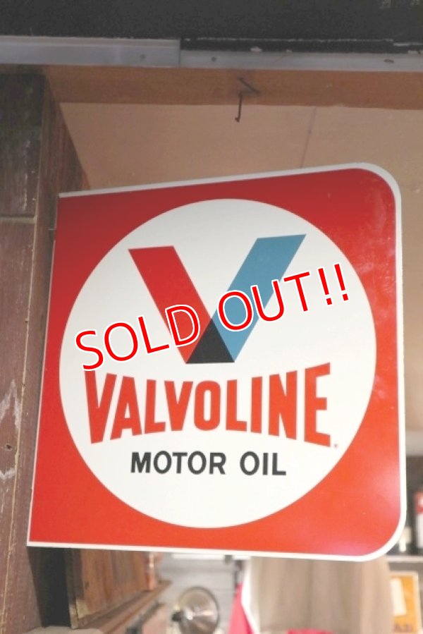 画像1: dp-181101-42 VALVOLINE / 1960's w-side sign