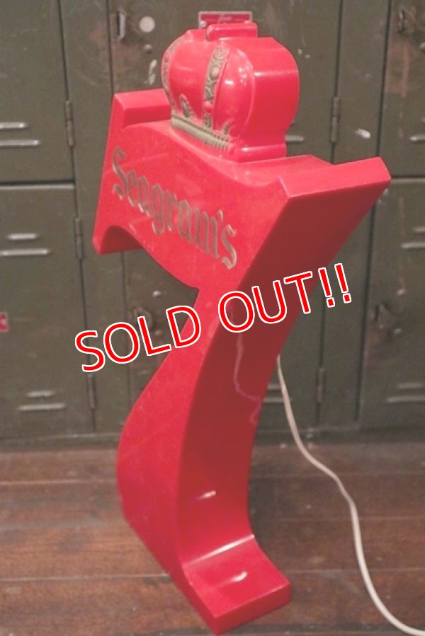 画像6: dp-181101-23 Seagram's 7 Crown Whiskey / 1970's-1980's Lighted Sign