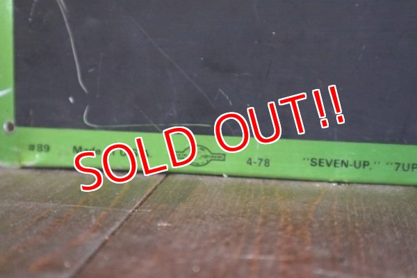 画像7: dp-181101-18 7up / 1970's Menu Board