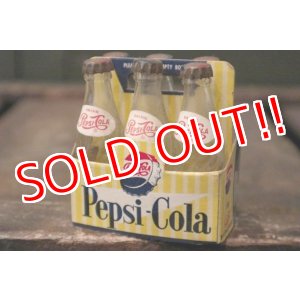 画像: dp-181101-11 Pepsi / Vintage Miniature Bottle & Paper Carrier