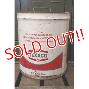 画像: dp-181101-25 TEXACO / 1970's 5 Gallons Oil Can