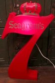 画像1: dp-181101-23 Seagram's 7 Crown Whiskey / 1970's-1980's Lighted Sign