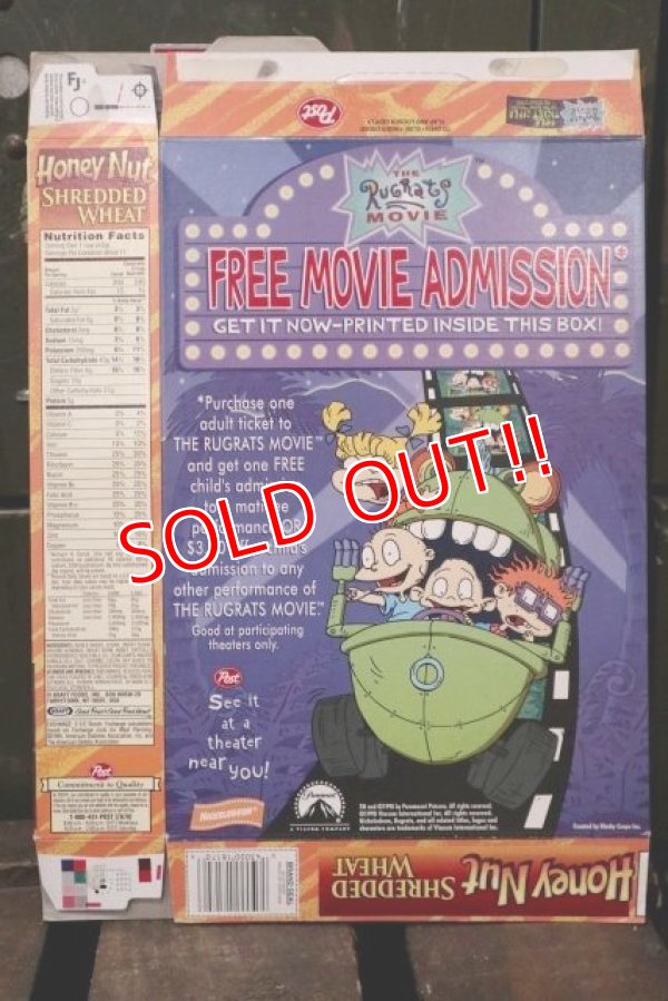 画像4: ad-130507-01 Post / Honey Nut Wheat 1995 Cereal Box "Rugrats"